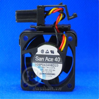 109P0424H6D23, Quạt tản nhiệt Sanyo denki, 24V, 0.07A