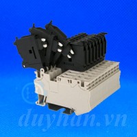 AK4-TF Cầu đấu dây có cầu chì (Terminal with fuse), Hiệu Dinkle