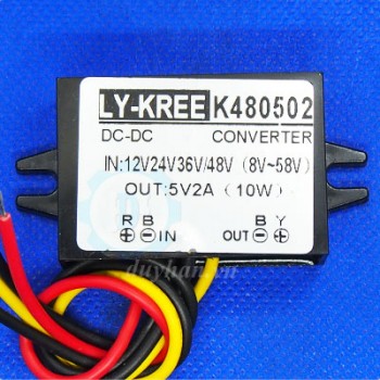 Bộ chuyển đổi DC-DC 12V/24V/36V/48V (8v ~ 58v) sang 5V, 2A